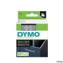 Taśma DYMO D1 - 12mm x 7 m, biały / przezroczysty S0720600 do drukarek etykiet (X)