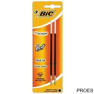 Wkład BIC Atlantis Classic, Soft czarny Blister 2szt, 8924101