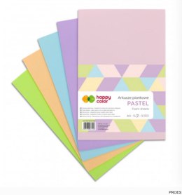 Arkusze piankowe PASTEL, A4, 5 ark, 5 kolorów, Happy Color HA 7130 2030-PAS