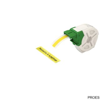 Kaseta_z samoprzylepną, plastikową taśmą do drukowania etykiet Leitz Icon, szer. 12 mm, żółta 70150015 (X)