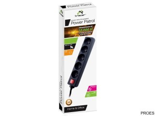 Listwa zasilająca TRACER PowerGEAR czarna 5m 5 gniazd TRL-100C TRALIS47138