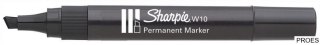 Marker permanentny W10 ścięty czarny SHARPIE S0192654