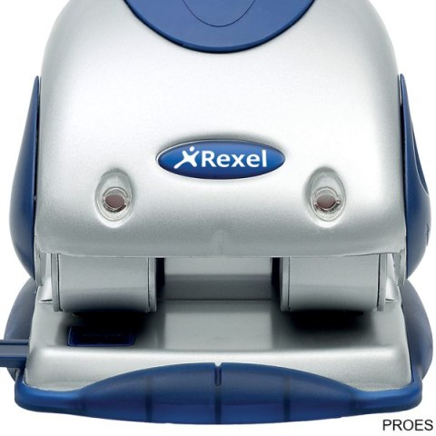 Dziurkacz 2-otworowy Precision P240, srebrno-niebieski Rexel 2100749 Dziurkacz 2-otworowy Precision P240, srebrno-niebieski Rexel 2100749