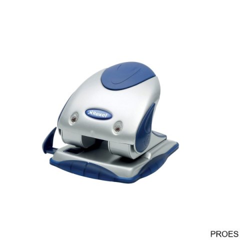 Dziurkacz 2-otworowy Precision P240, srebrno-niebieski Rexel 2100749 Dziurkacz 2-otworowy Precision P240, srebrno-niebieski Rexel 2100749