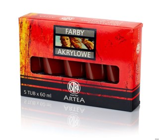 Farba akrylowa Astra tuba 60ml - siena palona, 83410934