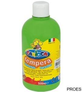 Farba tempera 500 ml, zielona jasna CARIOCA 170-2364