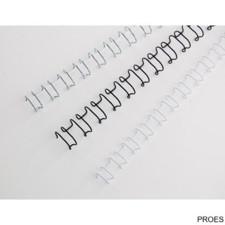 Grzbiety drutowe GBC A4 21L 6mm czarne (100szt) IB165023 (X)