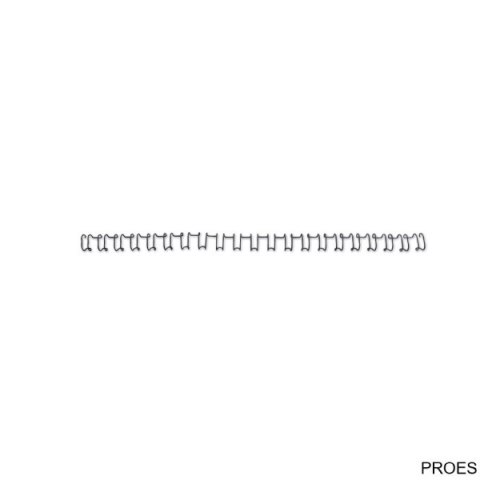 Grzbiety drutowe GBC A4 21L 6mm czarne (100szt) IB165023 (X)