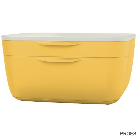 Pojemnik z szufladami Leitz Cosy, żółty 53570019