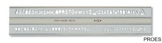 Szablon CYFROWO-LITEROWY 0.5 748006