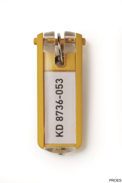 Zawieszki do kluczy KEY CLIP (6szt.) żółte DURABLE 1957-04 Zawieszki do kluczy KEY CLIP (6szt.) żółte DURABLE 1957-04