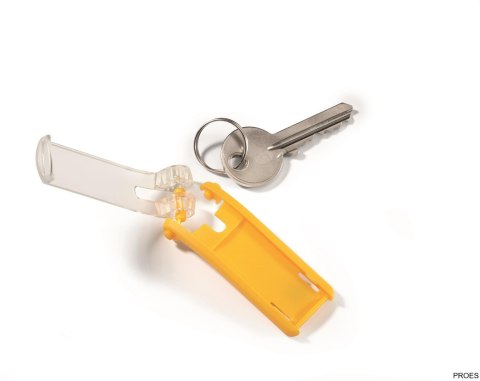 Zawieszki do kluczy KEY CLIP (6szt.) żółte DURABLE 1957-04 Zawieszki do kluczy KEY CLIP (6szt.) żółte DURABLE 1957-04