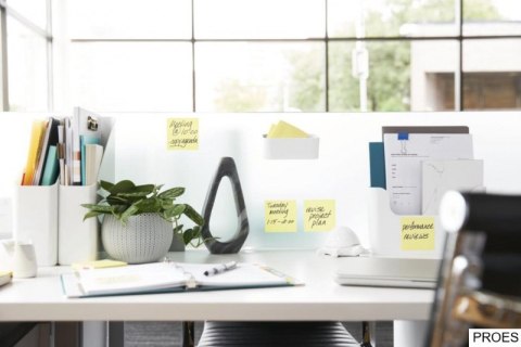 Bloczek samoprzylepny POST-IT_ Super Sticky (622-12SSCY-EU), 46,7x46,7 mm, 12x90 kart., żółty