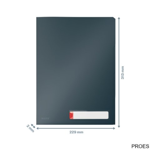 Folder A4 z 3 przegródkami Leitz Cosy, szara 47160089 Folder A4 z 3 przegródkami Leitz Cosy, szara 47160089