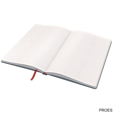 Notatnik Leitz Cosy, A5, kratka, szary 44540089 Notatnik Leitz Cosy, A5, kratka, szary 44540089