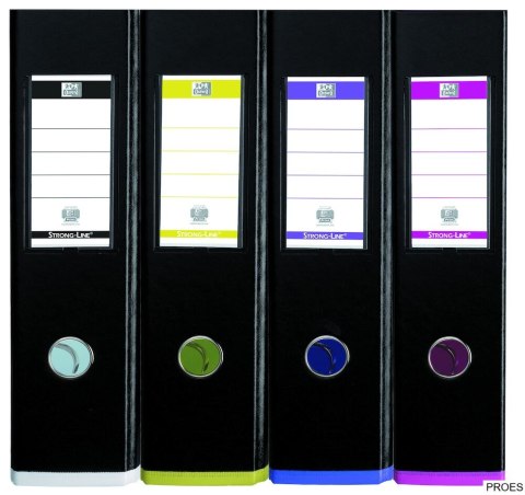 Segregator A4 80mm biały/różowy/fioletowy/oliwkowy OXFORD MY COLOUR 100023639