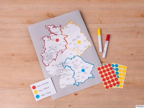 Kółka do zaznaczania niebieskie 3857 Q19 w rolce Avery Zweckform