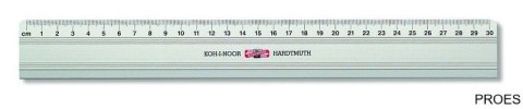 Linijka metalowa 30cm 910203 KOH-I-NOOR Linijka metalowa 30cm 910203 KOH-I-NOOR