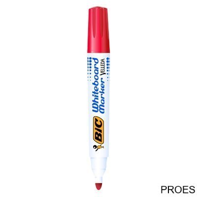 Marker suchościeralny BIC Velleda ECOlutions 1701 czerwony, 904939 Marker suchościeralny BIC Velleda ECOlutions 1701 czerwony, 904939