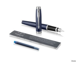 Pióro wieczne (F) PARKER IM MATTE BLUE CT 1931647, giftbox