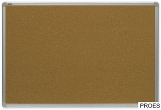 Tablica korkowa w ramie aluminiowej 120x90cm 2X3 TCA129/C ECOBOARDS