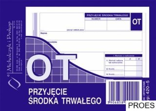 420-5 OT Przyjęcie środka trwałego MICHALCZYK