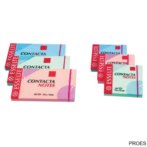 Bloczki samoprzylepne ESSELTE 75x75mm żółte 100k 83003 Bloczki samoprzylepne ESSELTE 75x75mm żółte 100k 83003