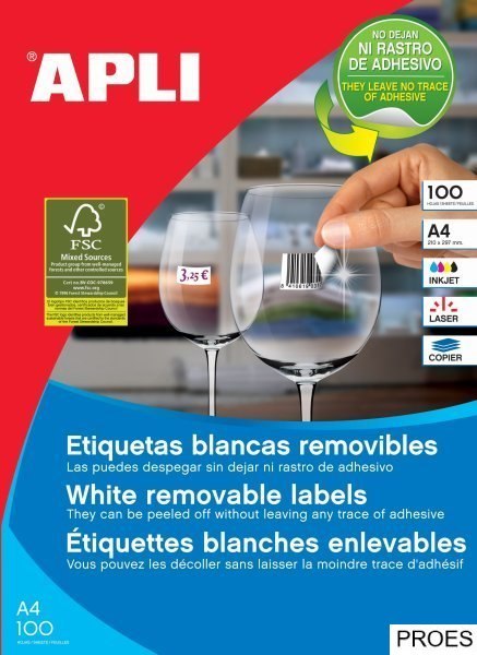 Etykieta AP3052 38x21,2 (100) APLI (X)