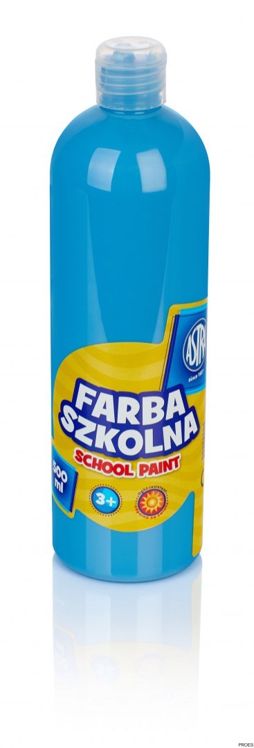 Farba szkolna Astra 500 ml - niebieska, 83410900 Farba szkolna Astra 500 ml - niebieska, 83410900