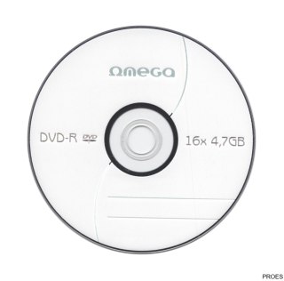Płyta OMEGA DVD-R 4,7GB 16X KOPERTA (1) OMD16K1- -a