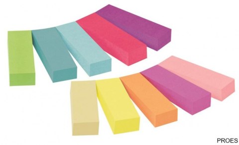 Zakładki indeksujące POST-IT_ (670-10AB), papier, 12,7x44,4mm, 10x50 kart., mix kolorów, 3M-UU011061478 Zakładki indeksujące POST-IT_ (670-10AB), papier, 12,7x44,4mm, 10x50 kart., mix kolorów, 3M-UU011061478