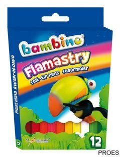 Flamastry 12kol.STANDARD BAMBINO *1604 MAJEWSKI Flamastry 12kol.STANDARD BAMBINO *1604 MAJEWSKI