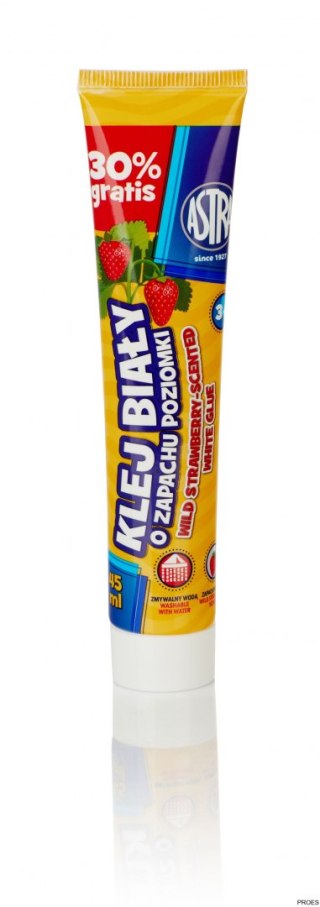 Klej biały zapachowy 45 ml - poziomka ASTRA, 401118003