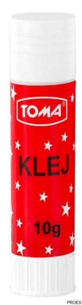 Klej biurowy w sztyfcie 10g, biały TO-460 Toma