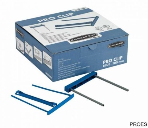 Klipsy archiwizacyjne Pro Clip biały (100szt) 89701 FELLOWES Klipsy archiwizacyjne Pro Clip biały (100szt) 89701 FELLOWES