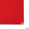 Szklana tablica Nobo Impression Pro 1260x710mm, czerwona