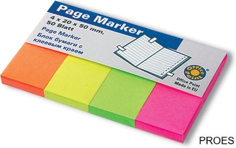 Zakładki indeksujące 50x20x4 pastelowe (4X50) OP5562004-62 KOH I NOOR Zakładki indeksujące 50x20x4 pastelowe (4X50) OP5562004-62 KOH I NOOR