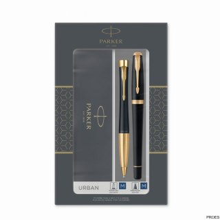 Zestaw DUO URBAN BLACK GT(Długopis + Pióro wieczne (M)) PARKER 2093381