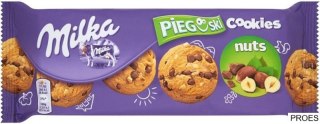 Ciastka MILKA Pieguski 135g Czekolada i orzechy CHOCO COOKIE NUT