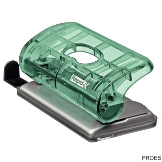 Dziurkacz mini RAPID COLOURICE FC5 zielony 5001331