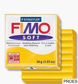 Kostka FIMO soft 57g, brązowy, masa termoutwardzalna, Staedtler S 8020-7