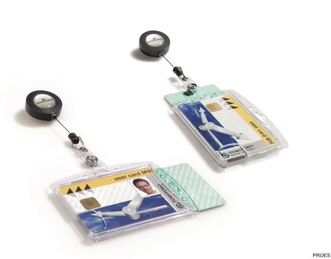 Identyf.na dwie karty magn(10) z mech. ściągającym 822419 Identyf.na dwie karty magn(10) z mech. ściągającym 822419
