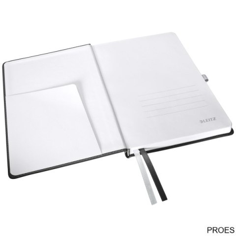Notatnik w twardej oprawie Leitz Style A5, w kratkę, czarny 44860094