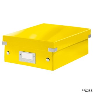Pudło z przegródkami Leitz C&S, małe, żółte 60570016