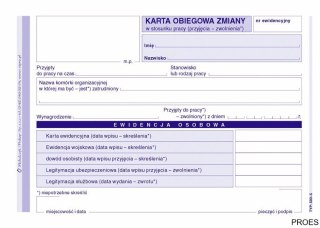 503-5 KOB Karta Obiegowa MICHALCZYK I PROKOP