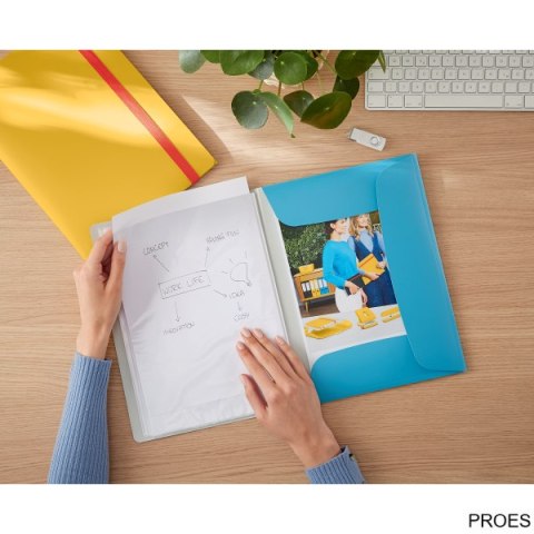 Album ofertowy Leitz Cosy, poszerzony, PP, niebieski 46700061 Album ofertowy Leitz Cosy, poszerzony, PP, niebieski 46700061
