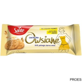 Ciasteczka SANTE owsiane naturalne 138g