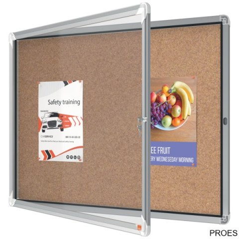 Gablota korkowa wewnętrzna Nobo Premium Plus 8xA4 1915326 Gablota korkowa wewnętrzna Nobo Premium Plus 8xA4 1915326