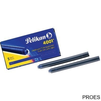 Naboje do piór, długie niebieskie 310748 Pelikan