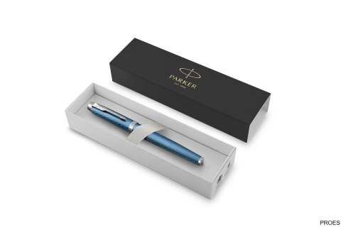 Pióro wieczne (F) PARKER IM PREMIUM BLUE GREY CT 2143651, giftbox PARKER